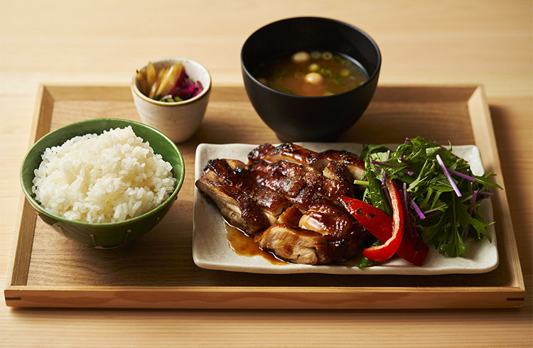 地元食材を使った和定食ランチ