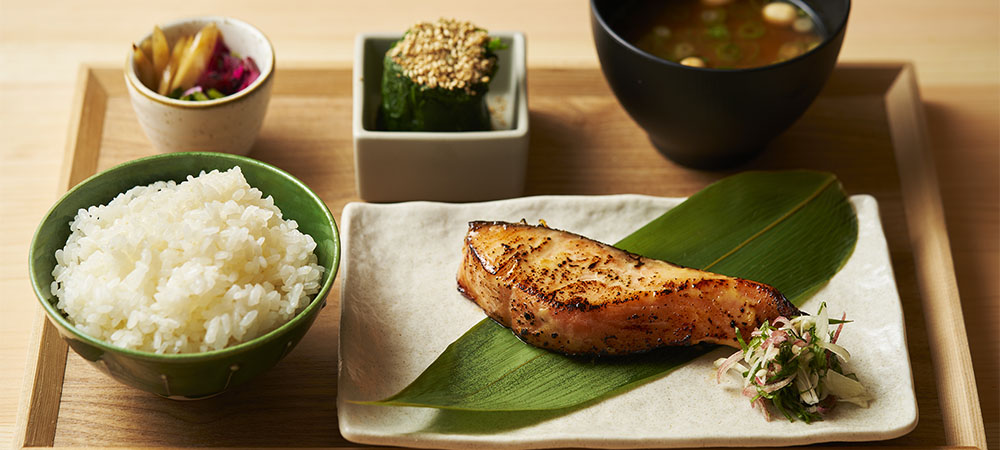 地元食材を使った和定食ランチ