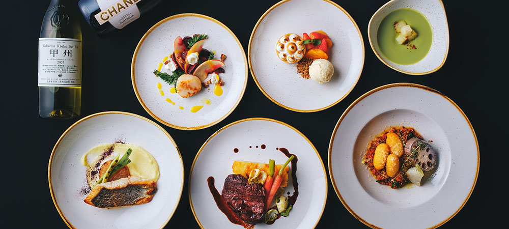 冬のフェスティブ季節のメニュー